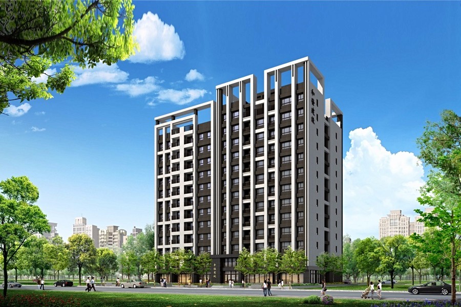 建案外觀3D示意圖