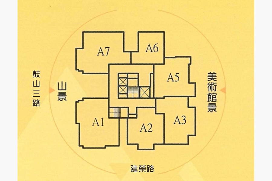 標準層平面圖(案場提供)