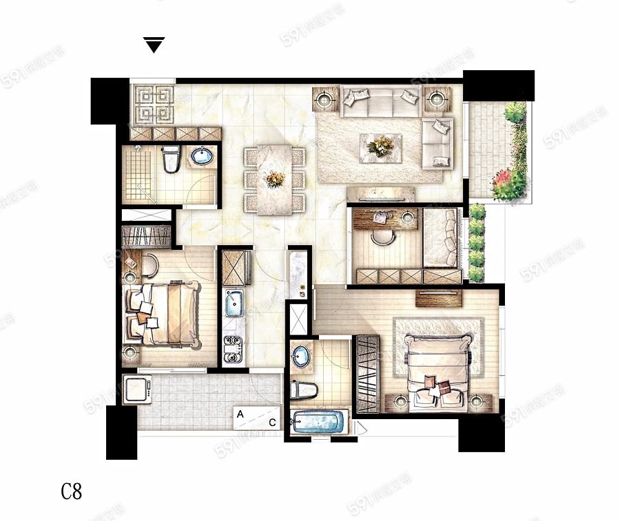 遠雄新未來格局圖