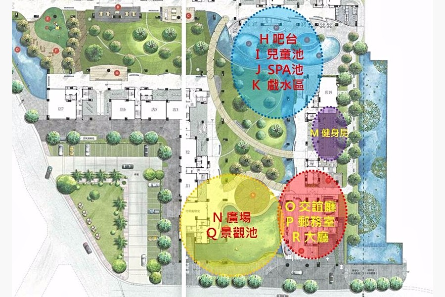 一樓全區平面參考示意圖(右)