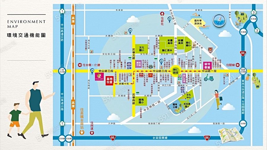 幸福時光 交通圖