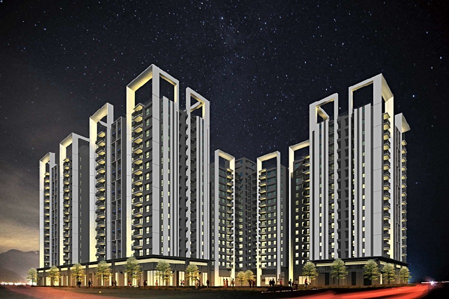 總太2020的3D示意圖夜景
