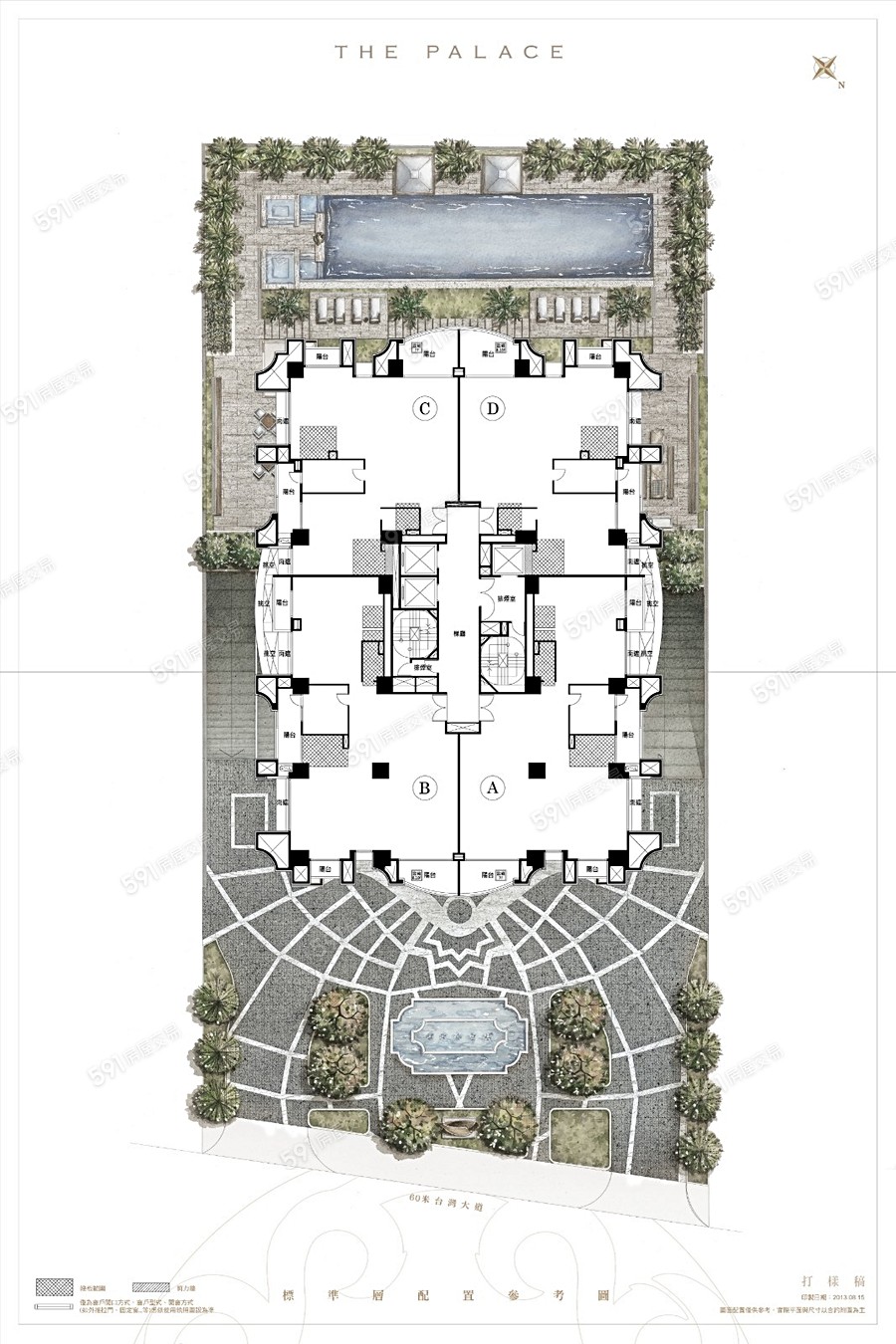 臺中帝寶平面圖