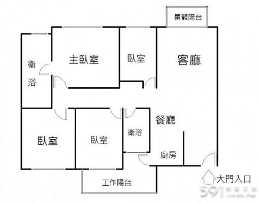 十詠八方4房出租近台元園區中醫大 - Image 14