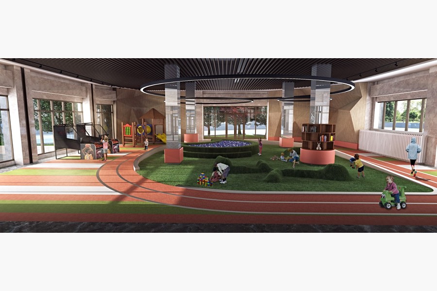 150坪兒童遊戲室透視圖