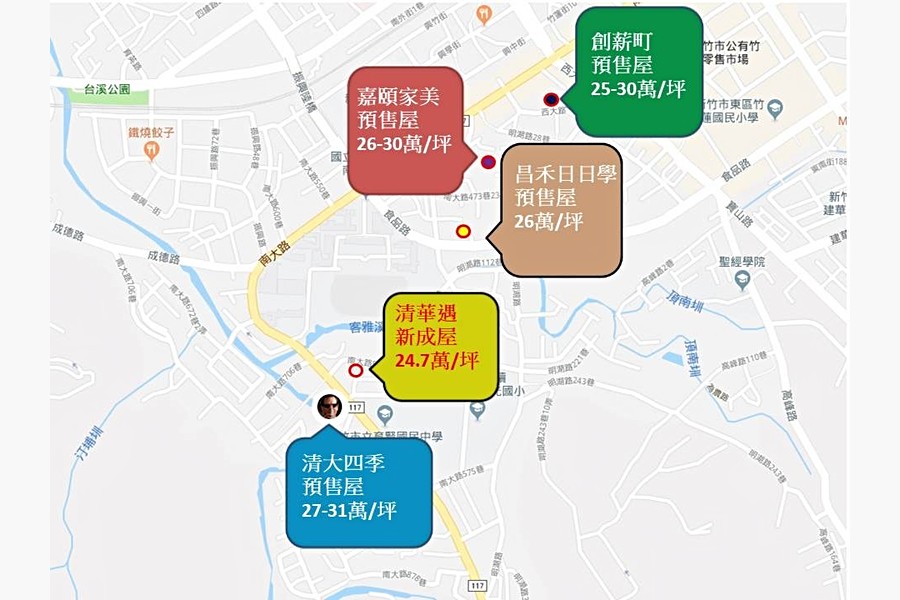 清大四季周邊行情價格
