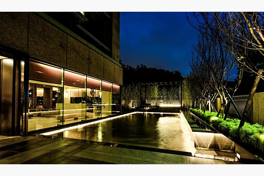 發呆亭&水景 (現場提供)