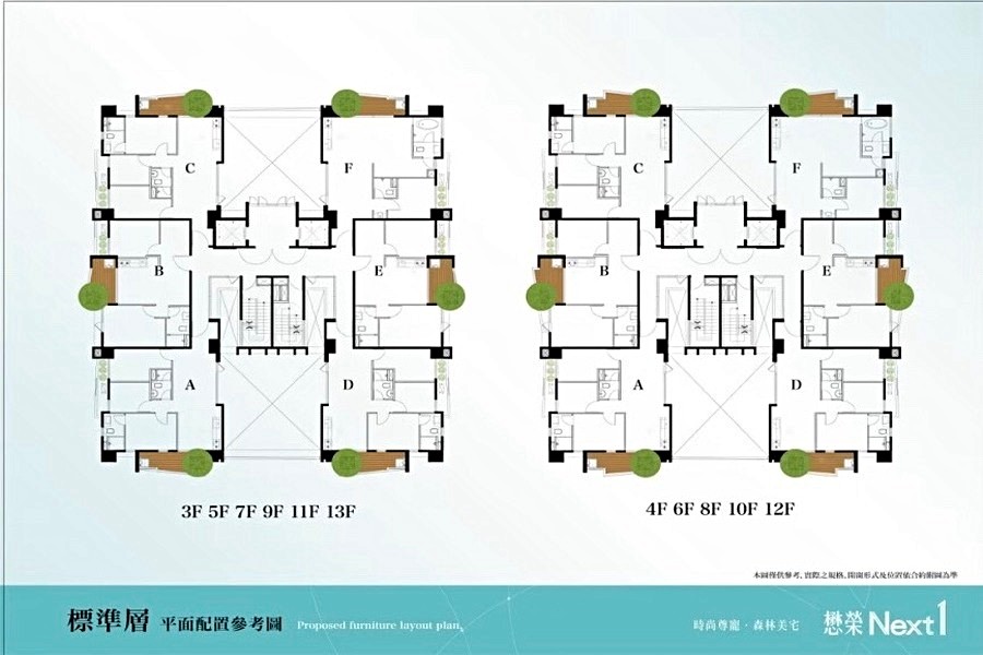 標準層參考示意圖