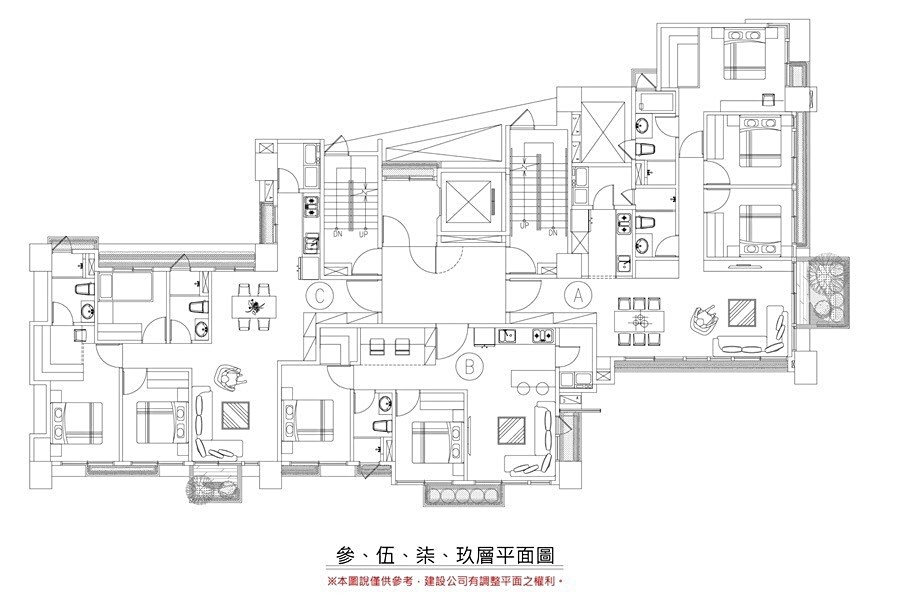 標準層平面圖
