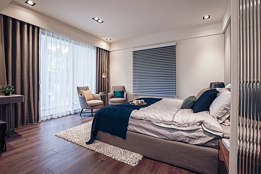 Ｂ戶主臥與景觀陽台