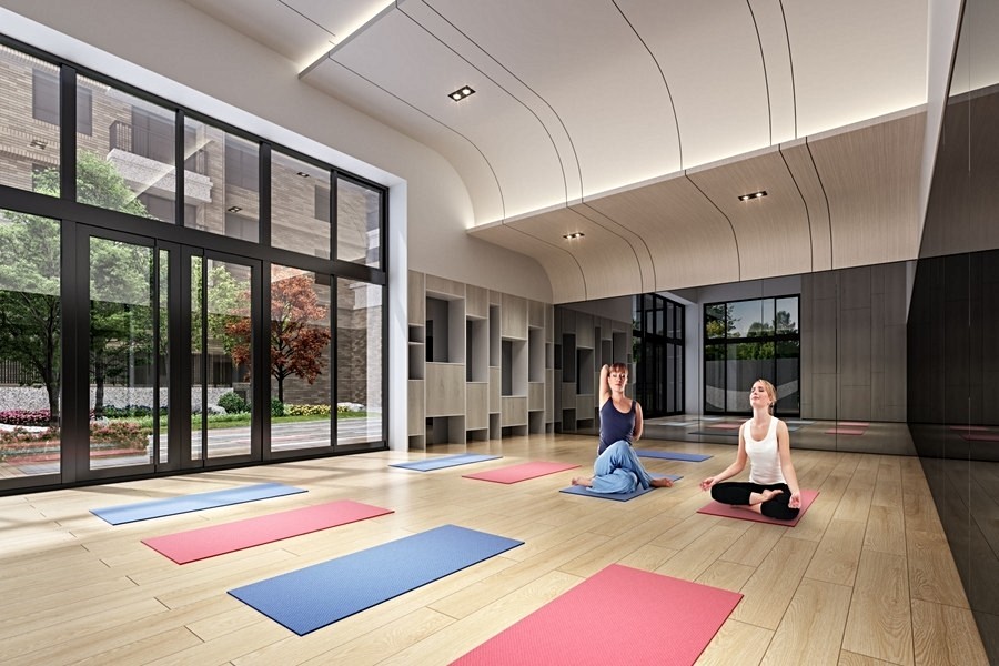 瑜珈室示意圖