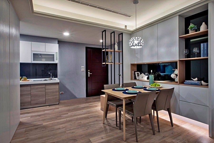 B5戶2房樣品屋-餐廳+廚房