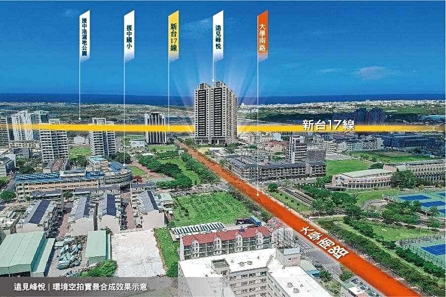 新台17線就位於基地旁,未來將形成左楠便捷生活圈。