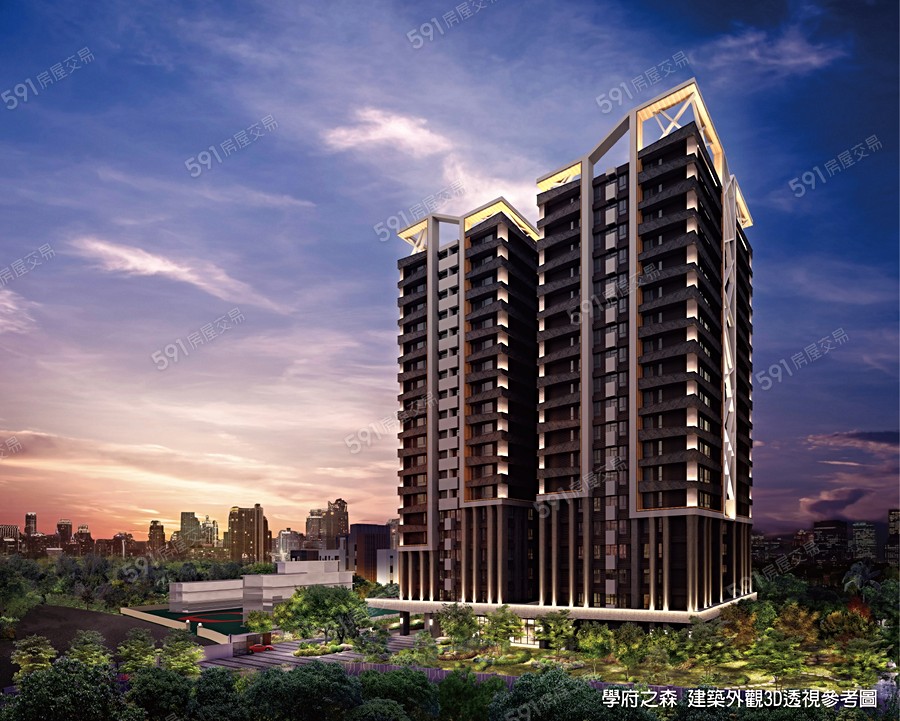 學府之森示意圖