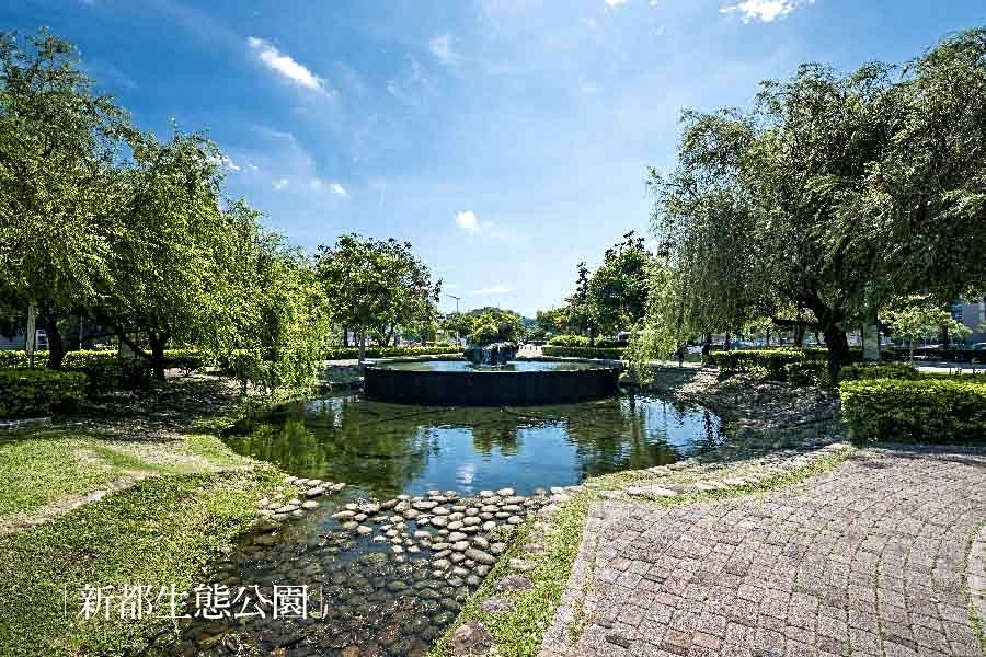 新都生態公絕美園水景藍天