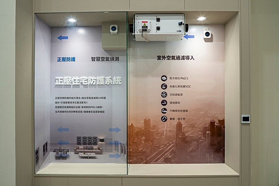 標配正壓住宅防護系統淨化空氣