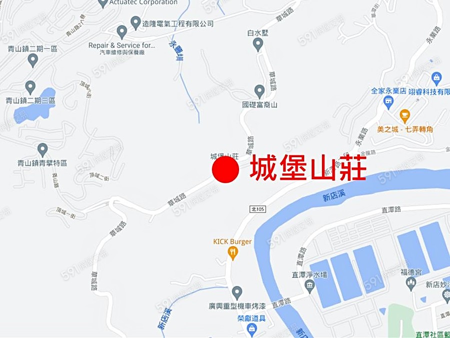 城堡山莊交通圖