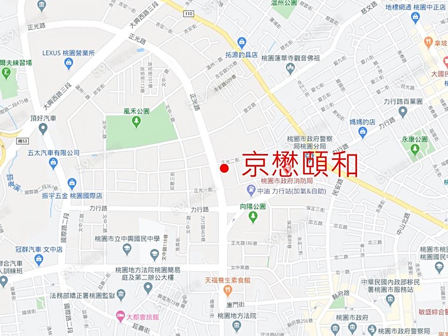 京懋頤和交通圖