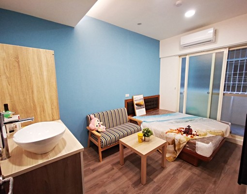 汐止站步行三分鐘時尚裝修獨洗可寵陽台套房@心享室誠 - Image 2