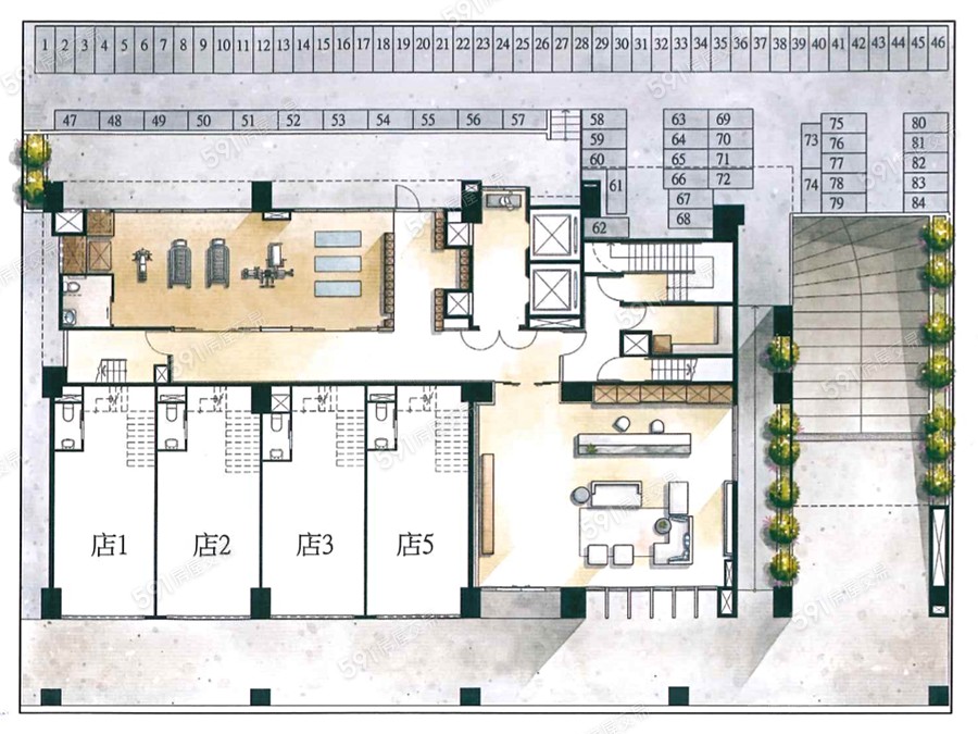 三銳海景Villa平面圖