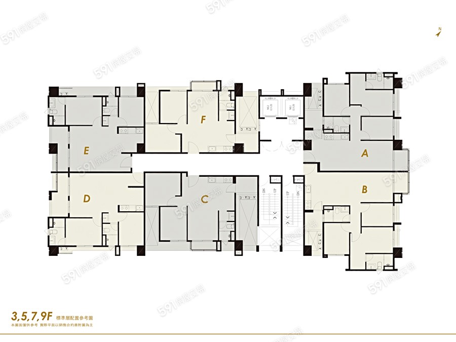 侑峰鑫生活平面圖