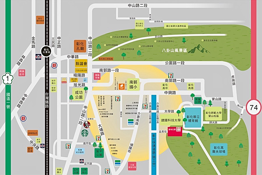 位居市區,卻離塵不離城