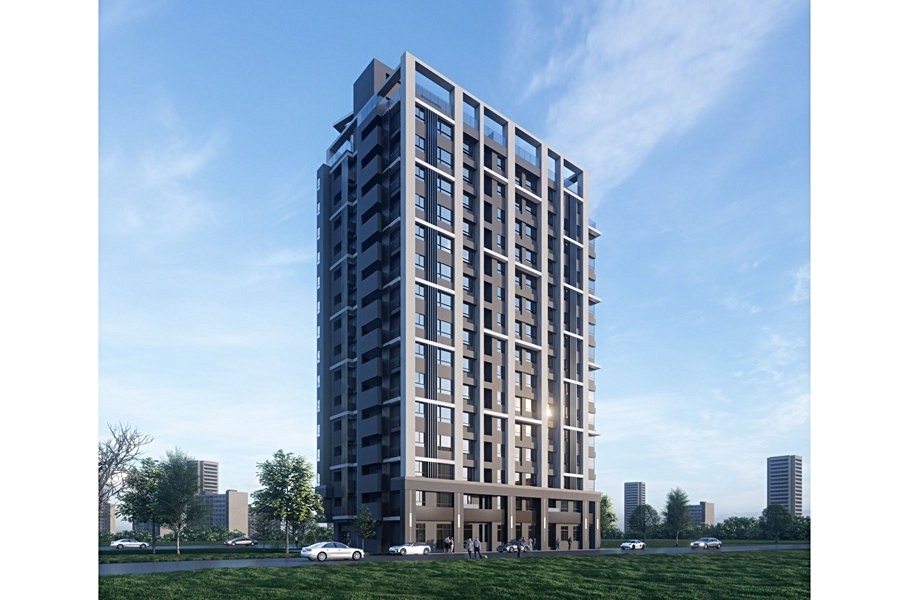 「站前越」建案3D示意圖