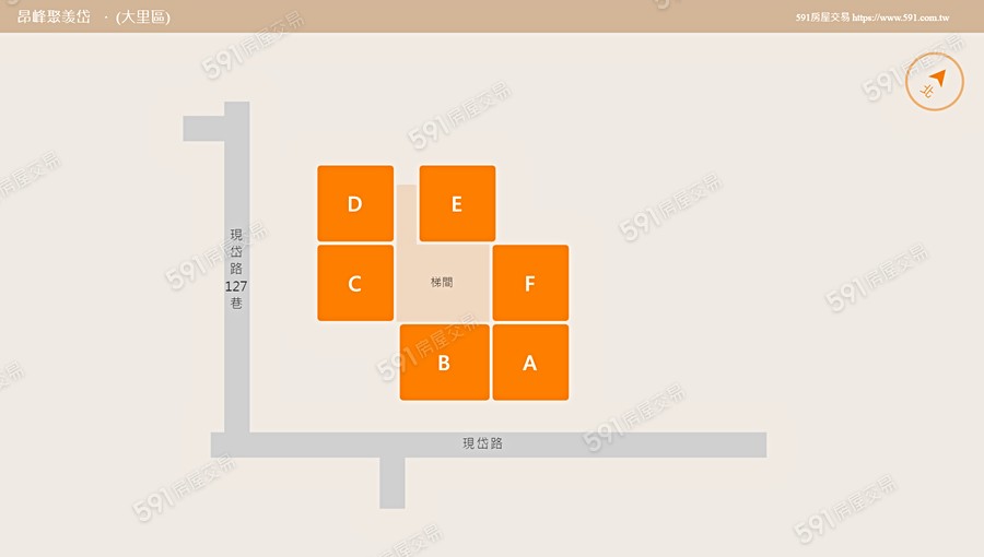 昂峰聚羨岱平面圖