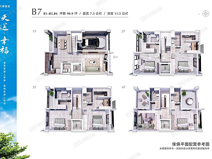 天送．幸福格局圖