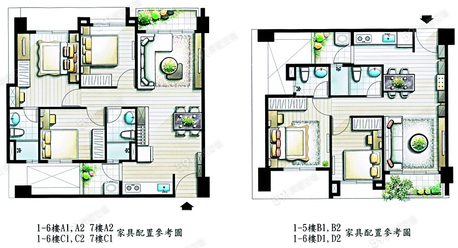 辰品雲川平面圖