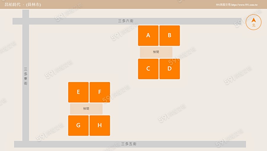 昌祐時代平面圖