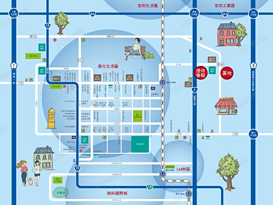 樂樂南科交通圖