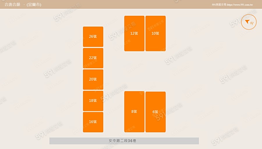 合唐合韻平面圖