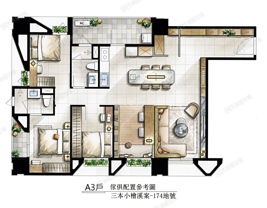 三本大序格局圖