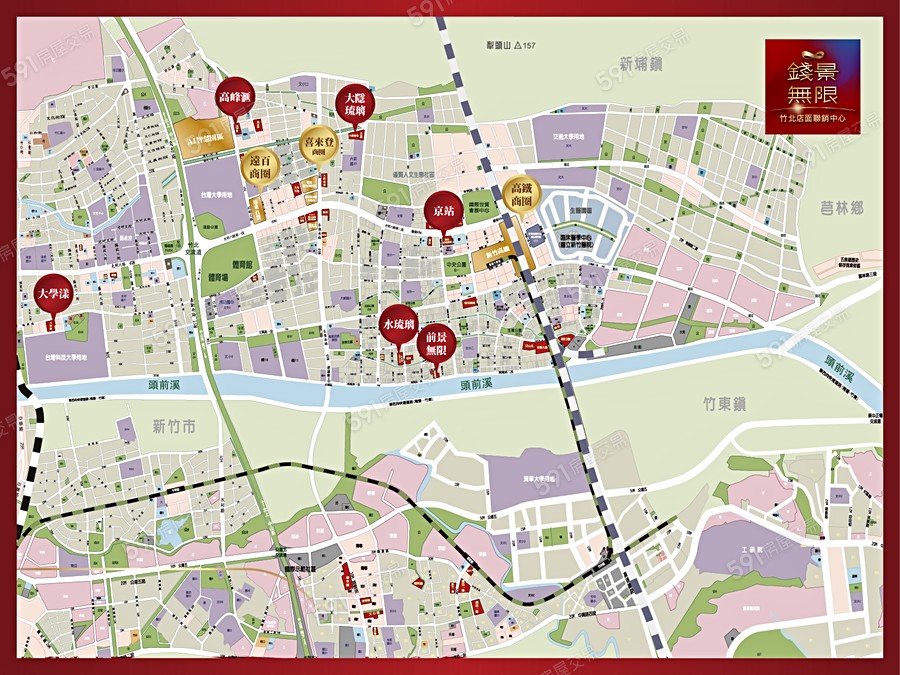 浩瀚高峰匯交通圖