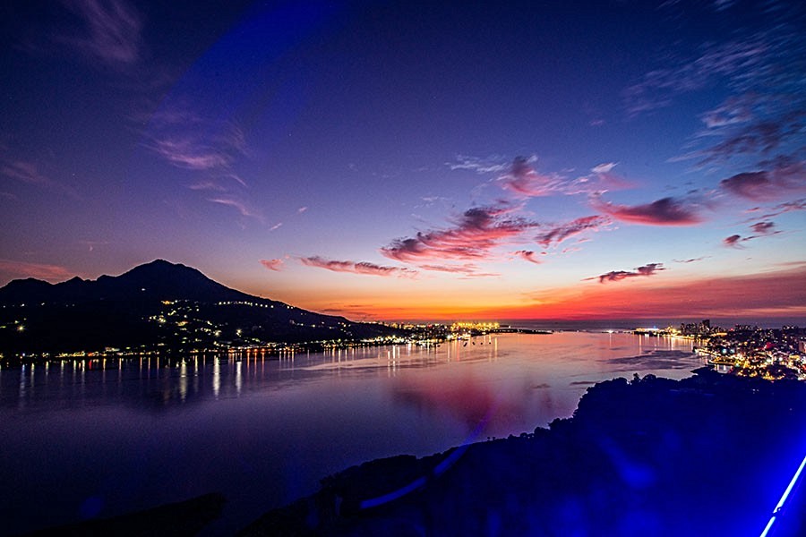 觀音山夕陽365天在家裡就能觀賞。