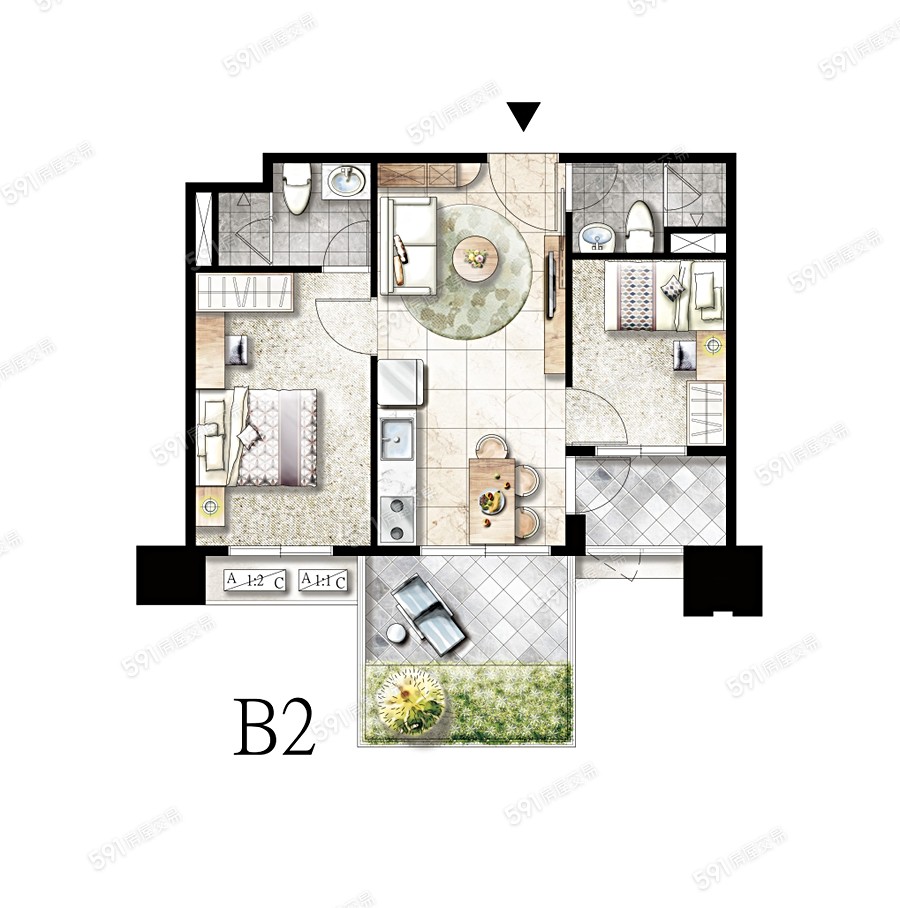 大禾敦品格局圖