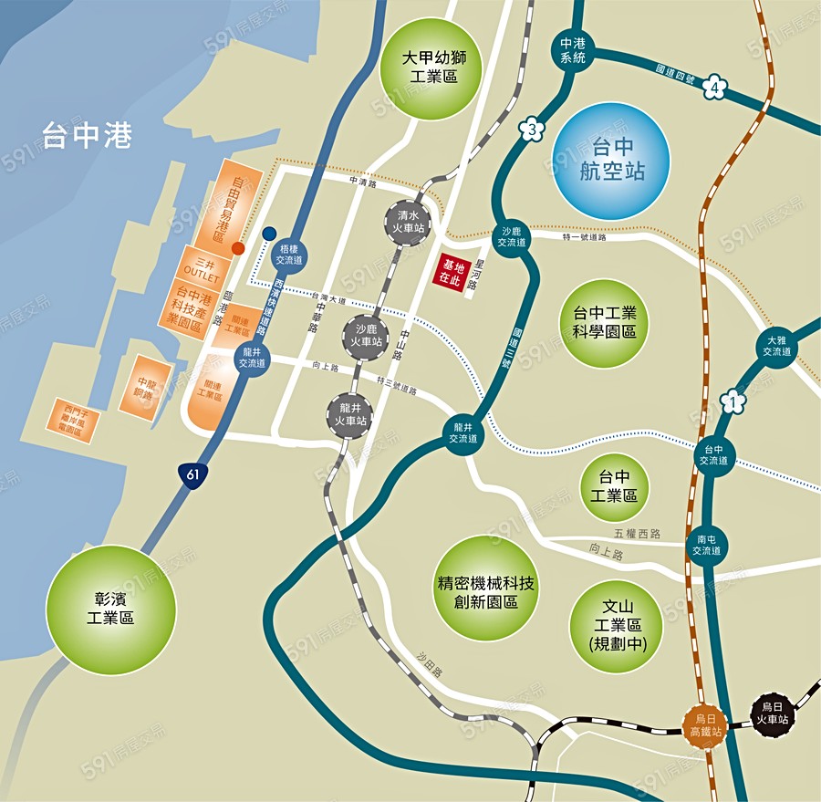 凱悅MOMA(透天)交通圖