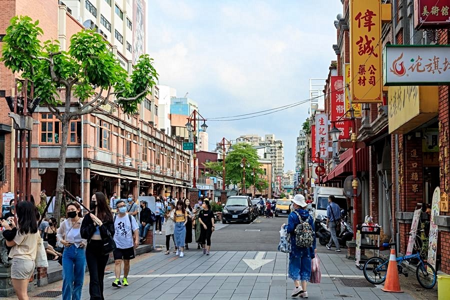 迪化街商圈。
