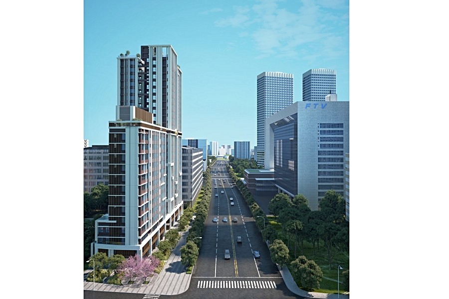 「潤鴻日麗」為文化二路、信義路82米大面寬角地。