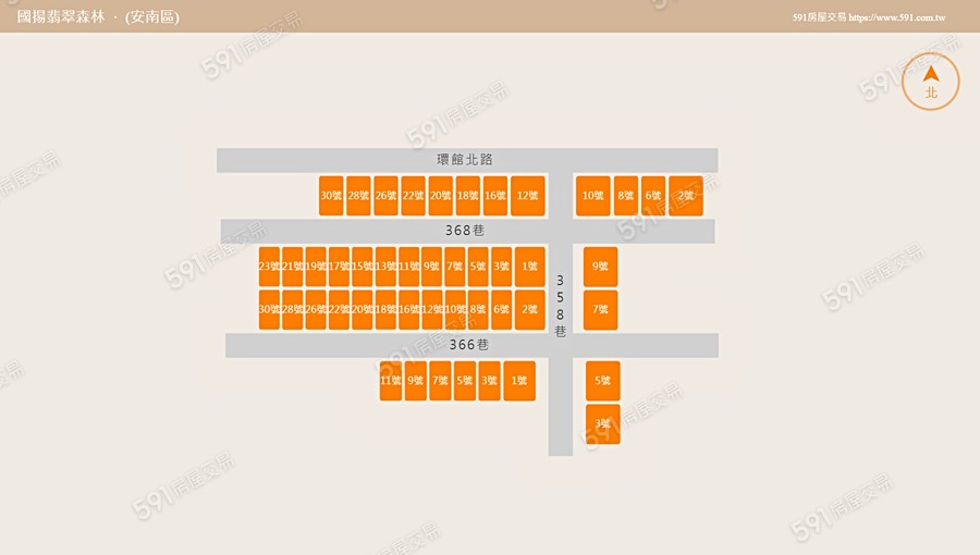 國揚翡翠森林平面圖