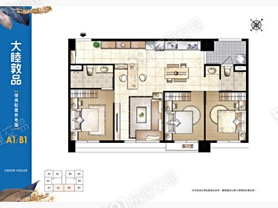 大睦敦品】開價36~38萬/坪，格局規劃2~3房- 591新建案