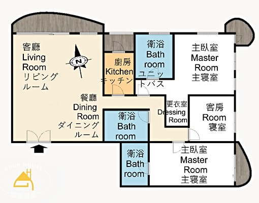 固豪👍科工館龍騰城堡空屋3房平車 - Image 2