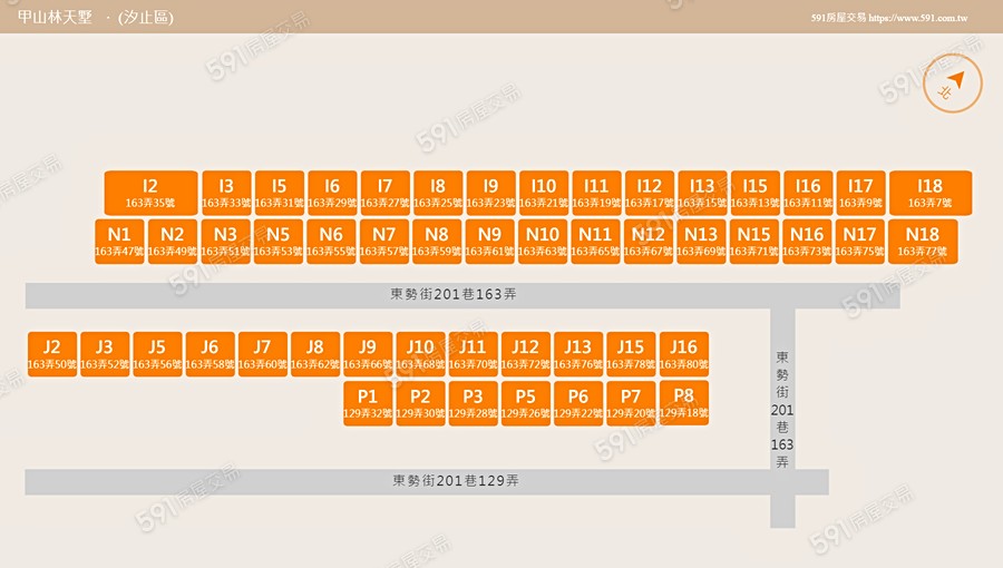 甲山林天墅平面圖