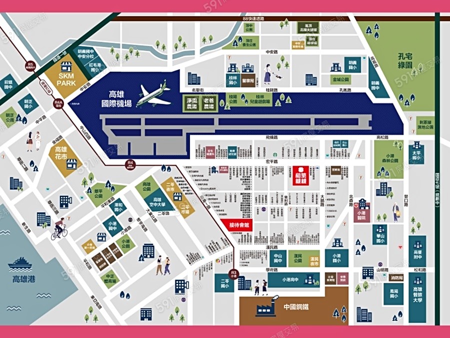 和築親親交通圖