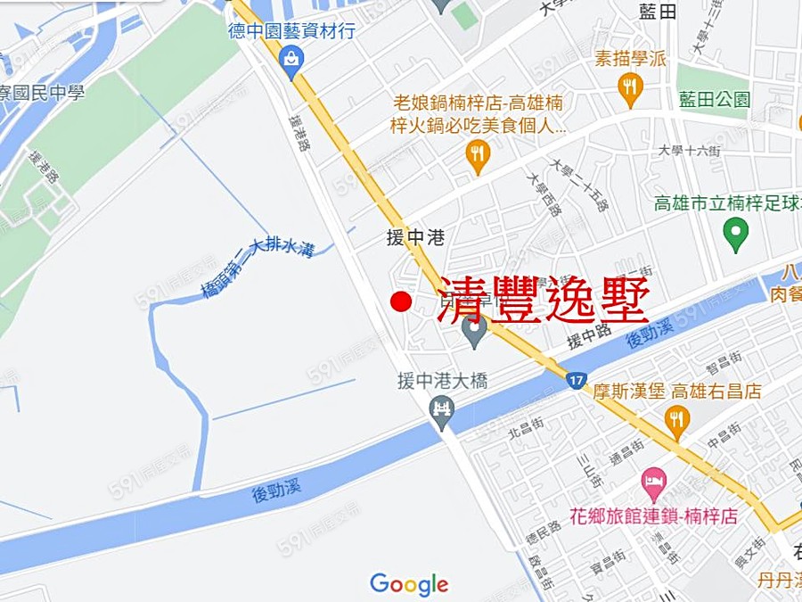 清豐逸墅交通圖