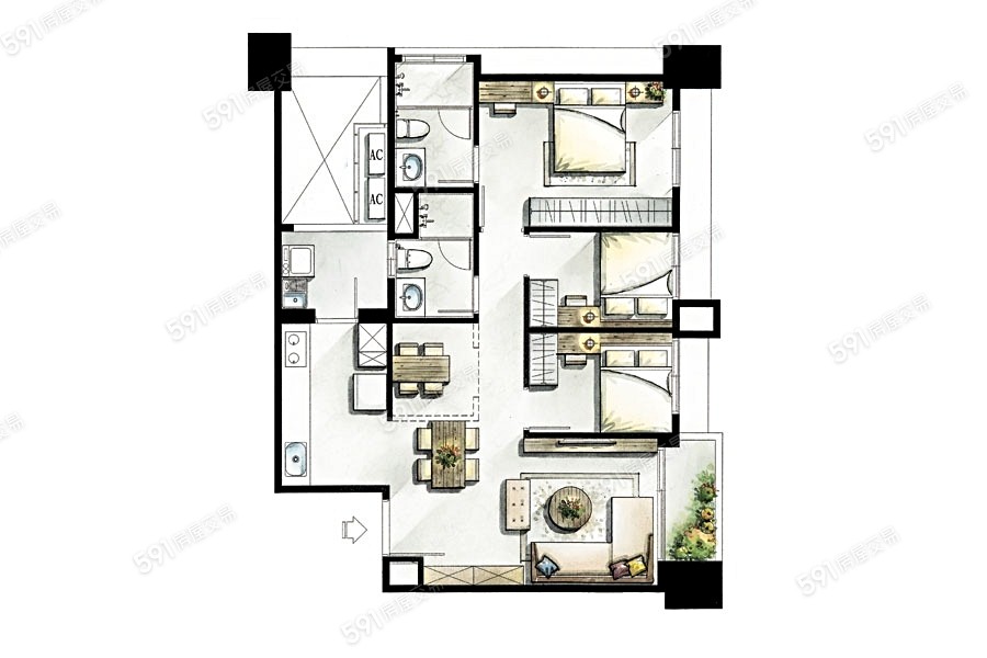 浩瀚景立方-菁英區格局圖