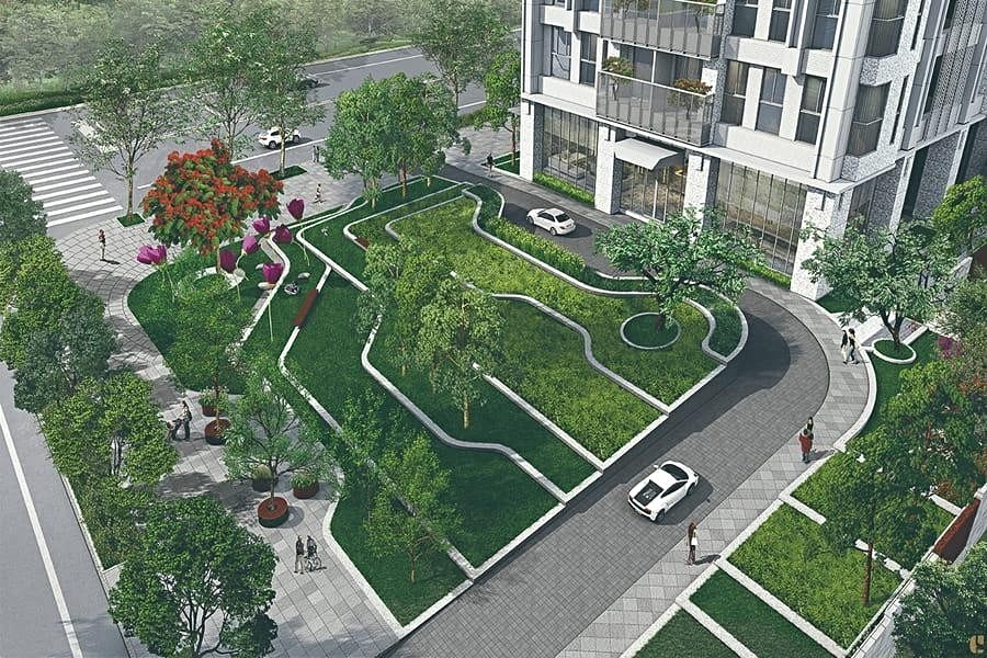 前庭景觀3D示意圖
