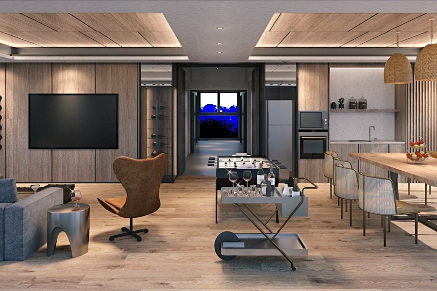 「明日晴」KTV、Sky Lounge。