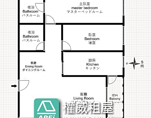 💖巨蛋R14泰暘彩虹全新百萬裝潢現代時尚二房二衛+車位權威 - Image 3